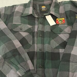 Berne Men's Green and Gray Plaid 3XL Field Jacket Built to Last